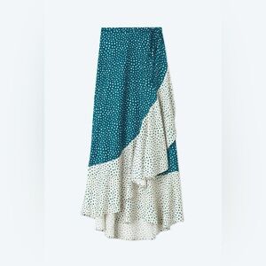 Summersalt The Beach to Brunch Wrap Skirt seaweed